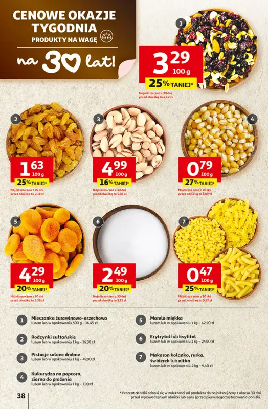 Auchan - gazetka promocyjna Gazetka 30 Lat Hipermarket Auchan od czwartku 23.04 do wtorku 28.04 - strona 38