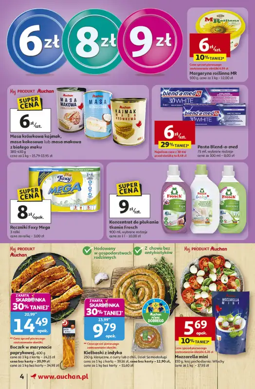 Auchan - gazetka promocyjna Gazetka 30 Lat Supermarket Auchan od czwartku 23.04 do wtorku 28.04 - strona 4