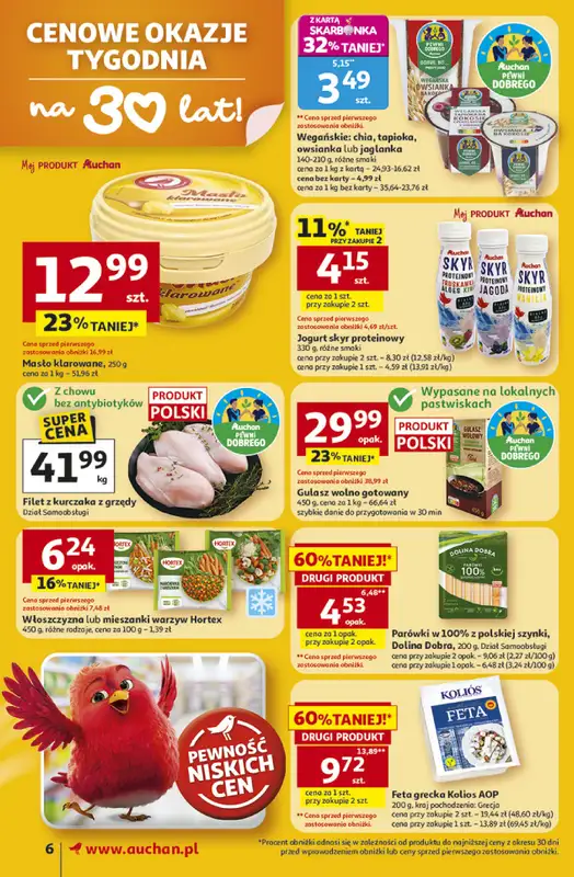 Auchan - gazetka promocyjna Gazetka 30 Lat Supermarket Auchan od czwartku 23.04 do wtorku 28.04 - strona 6