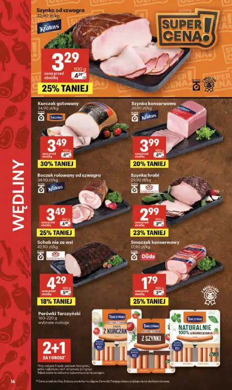 Delikatesy Centrum - gazetka promocyjna Gazetka  do środy 29.04 - strona 16
