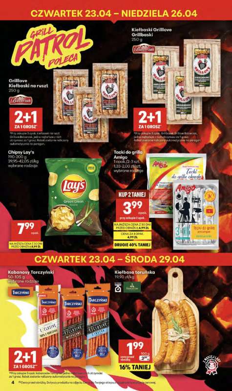 Delikatesy Centrum - gazetka promocyjna Gazetka  do środy 29.04 - strona 4