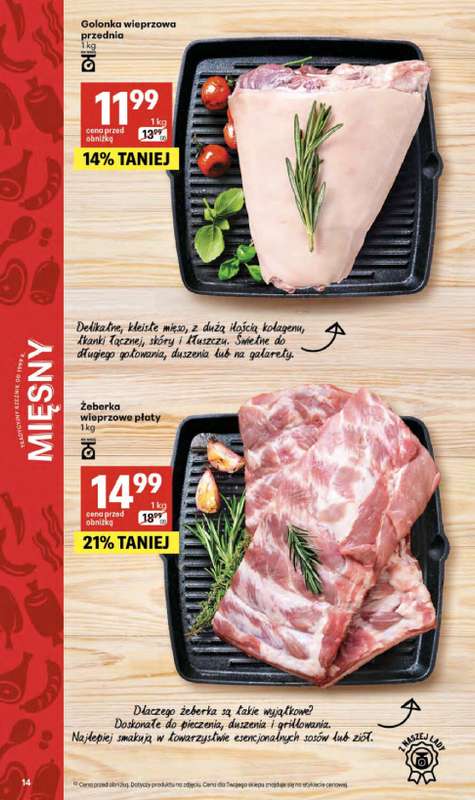 Delikatesy Centrum - gazetka promocyjna Gazetka  do środy 29.04 - strona 14