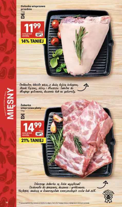 Delikatesy Centrum - gazetka promocyjna Gazetka  do środy 29.04 - strona 14