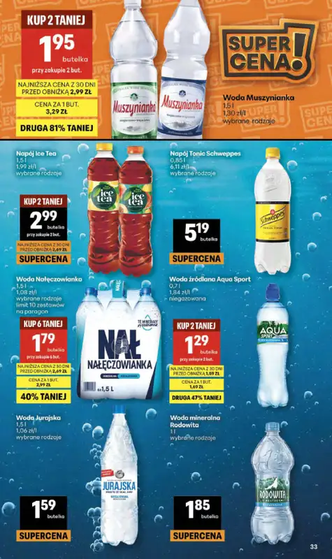 Delikatesy Centrum - gazetka promocyjna Gazetka  do środy 29.04 - strona 33