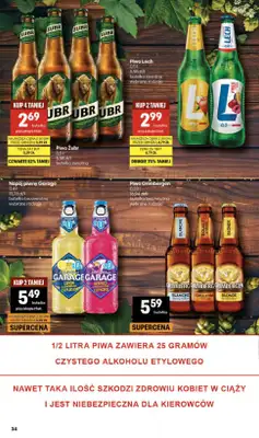 Delikatesy Centrum - gazetka promocyjna Gazetka  do środy 29.04 - strona 34