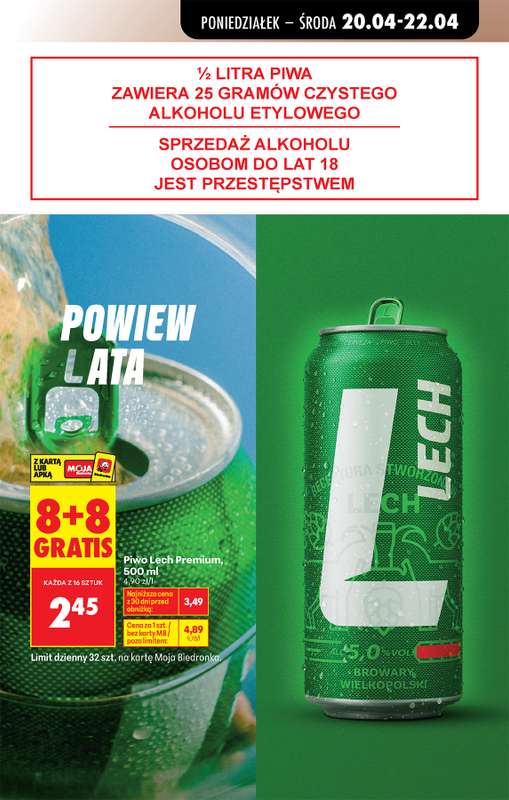 Biedronka - gazetka promocyjna Od poniedziałku od poniedziałku 20.04 do niedzieli 26.04 - strona 95