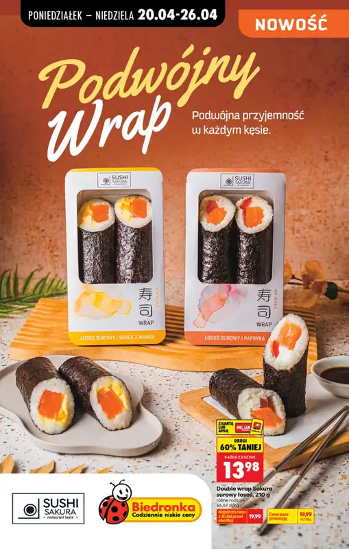 Biedronka - gazetka promocyjna Od poniedziałku od poniedziałku 20.04 do niedzieli 26.04 - strona 61