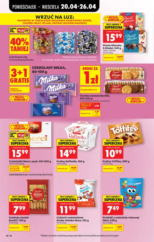 Biedronka - gazetka promocyjna Od poniedziałku od poniedziałku 20.04 do niedzieli 26.04 - strona 80