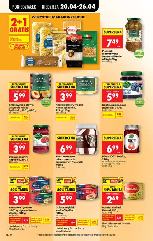 Biedronka - gazetka promocyjna Od poniedziałku od poniedziałku 20.04 do niedzieli 26.04 - strona 78