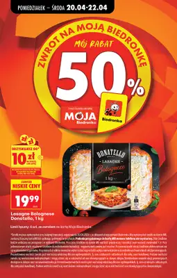 Biedronka - gazetka promocyjna Od poniedziałku od poniedziałku 20.04 do niedzieli 26.04 - strona 46