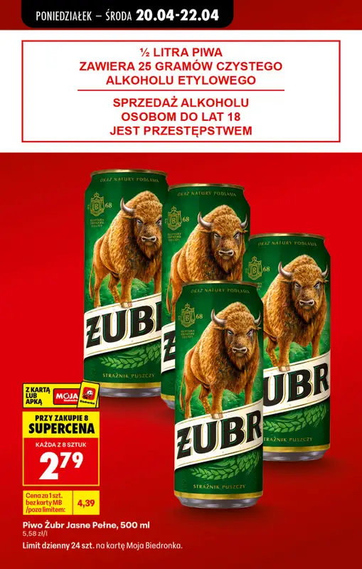 Biedronka - gazetka promocyjna Od poniedziałku od poniedziałku 20.04 do niedzieli 26.04 - strona 25