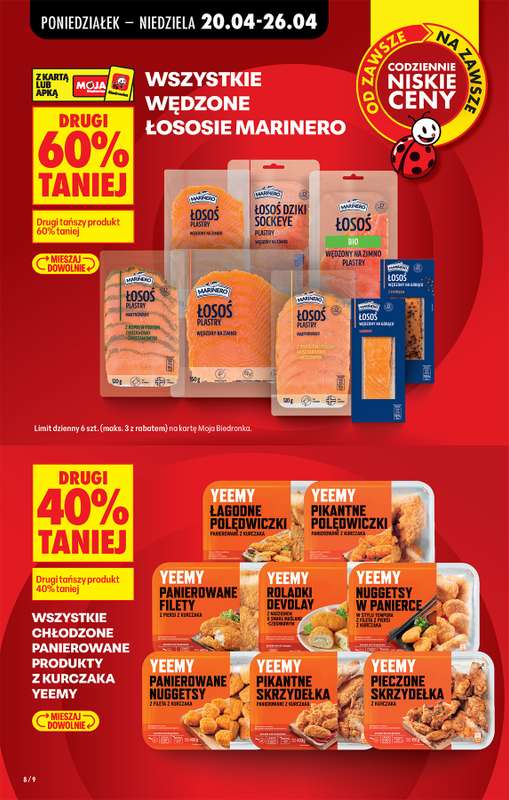 Biedronka - gazetka promocyjna Od poniedziałku, Z ladą tradycyjną od poniedziałku 20.04 do niedzieli 26.04 - strona 34