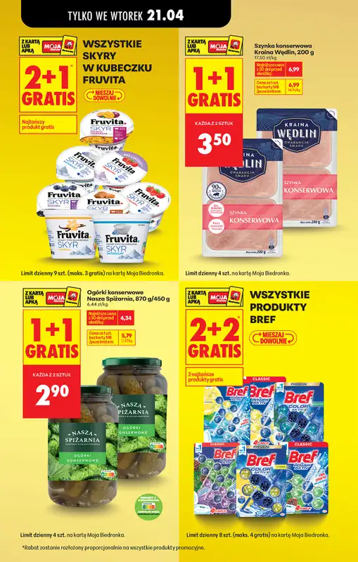 Biedronka - gazetka promocyjna Od poniedziałku, Z ladą tradycyjną od poniedziałku 20.04 do niedzieli 26.04 - strona 31