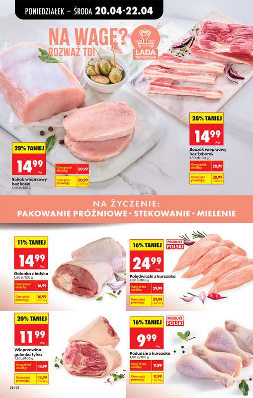 Biedronka - gazetka promocyjna Od poniedziałku, Z ladą tradycyjną od poniedziałku 20.04 do niedzieli 26.04 - strona 54