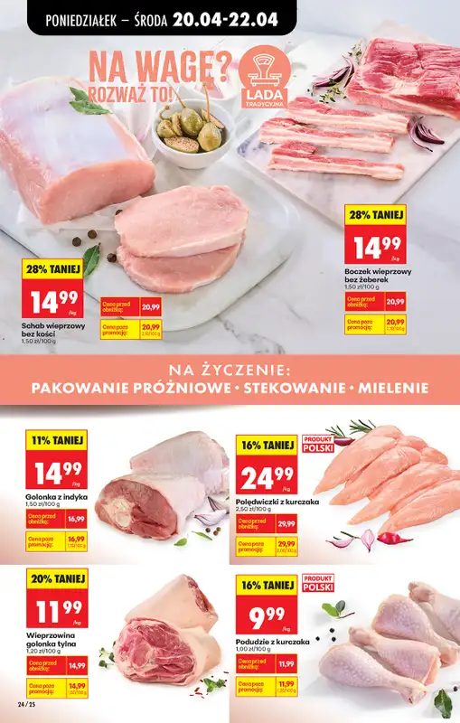 Biedronka - gazetka promocyjna Od poniedziałku, Z ladą tradycyjną od poniedziałku 20.04 do niedzieli 26.04 - strona 54