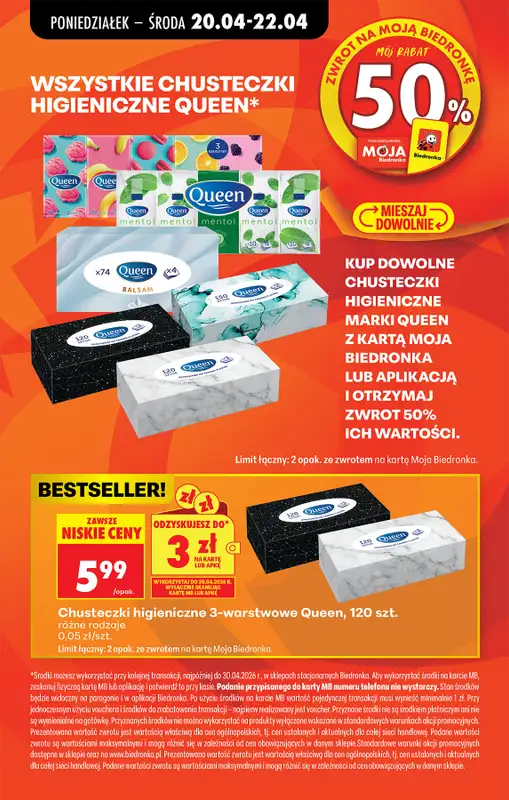 Biedronka - gazetka promocyjna Od poniedziałku, Z ladą tradycyjną od poniedziałku 20.04 do niedzieli 26.04 - strona 47
