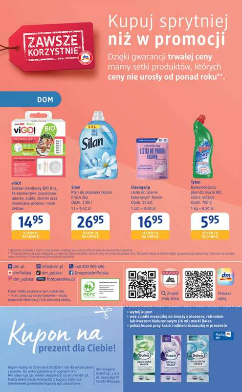 Drogerie DM - gazetka promocyjna Gazetka od czwartku 23.04 do środy 06.05 - strona 4