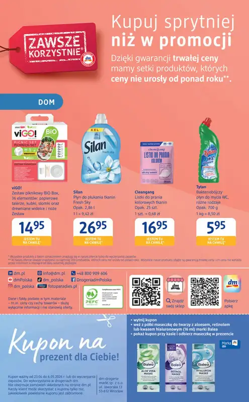 Drogerie DM - gazetka promocyjna Gazetka od czwartku 23.04 do środy 06.05 - strona 4