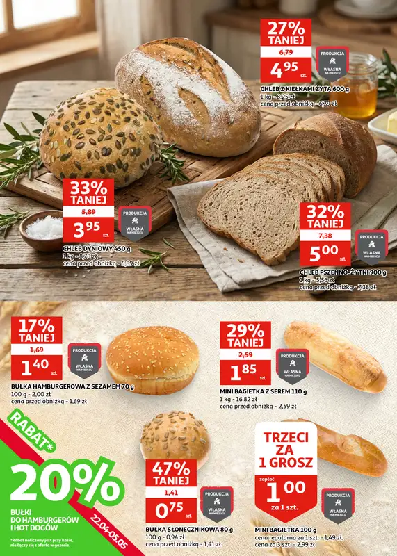 Auchan - gazetka promocyjna Gazetka Zielona Góra I Wszystko na grilla, w jednym miejscu od środy 22.04 do wtorku 05.05 - strona 19