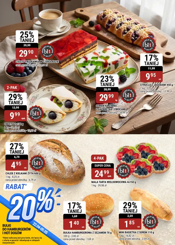 bi1 - gazetka promocyjna Gazetka Ełk I Wszystko na grilla, w jednym miejscu od środy 22.04 do wtorku 05.05 - strona 17