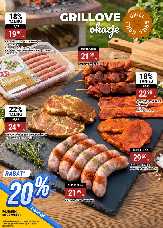 bi1 - gazetka promocyjna Gazetka Legnica I Wszystko na grilla, w jednym miejscu od środy 22.04 do wtorku 05.05 - strona 3