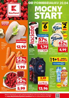 Kaufland - gazetka promocyjna Mocny Start od poniedziałku 20.04 do środy 22.04