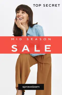 Top Secret - gazetka promocyjna Mid season Sale od wtorku 21.04 do poniedziałku 04.05