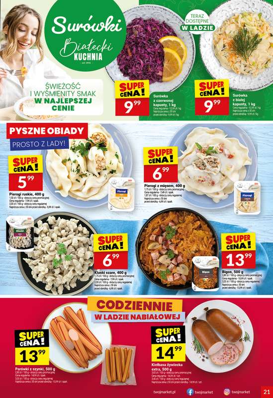 Twój Market - gazetka promocyjna Gazetka od środy 22.04 do poniedziałku 27.04 - strona 21