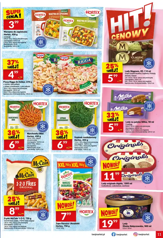 Twój Market - gazetka promocyjna Gazetka od środy 22.04 do poniedziałku 27.04 - strona 11