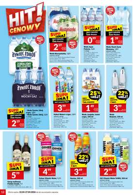 Twój Market - gazetka promocyjna Gazetka od środy 22.04 do poniedziałku 27.04 - strona 12