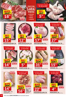 Twój Market - gazetka promocyjna Gazetka od środy 22.04 do poniedziałku 27.04 - strona 22