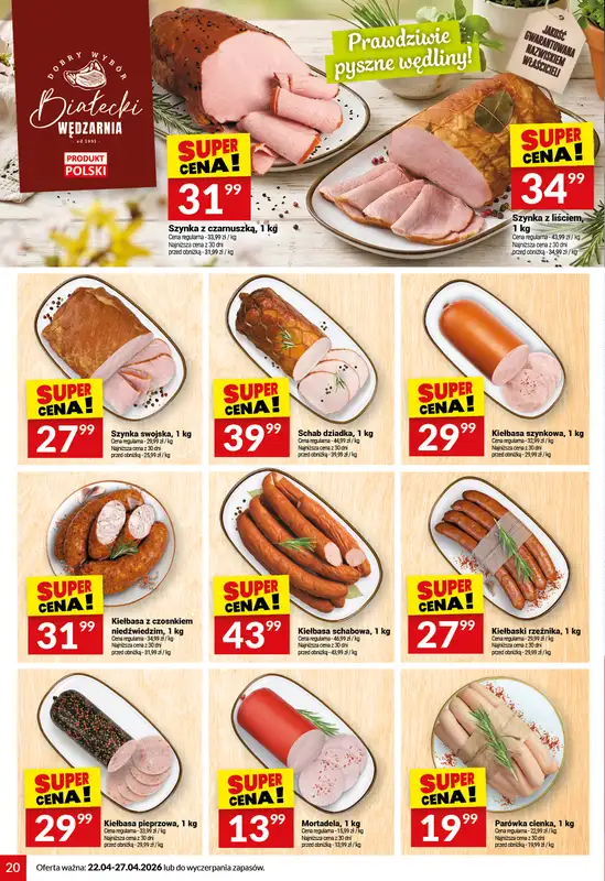 Twój Market - gazetka promocyjna Gazetka od środy 22.04 do poniedziałku 27.04 - strona 20