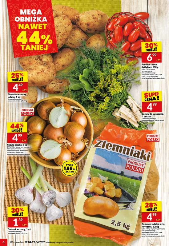 Twój Market - gazetka promocyjna Gazetka od środy 22.04 do poniedziałku 27.04 - strona 4