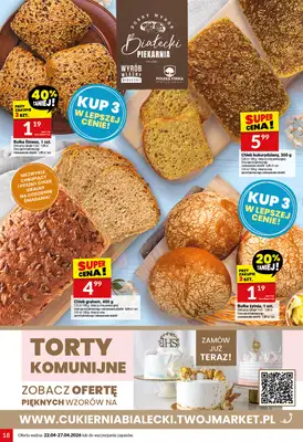 Twój Market - gazetka promocyjna Gazetka od środy 22.04 do poniedziałku 27.04 - strona 18