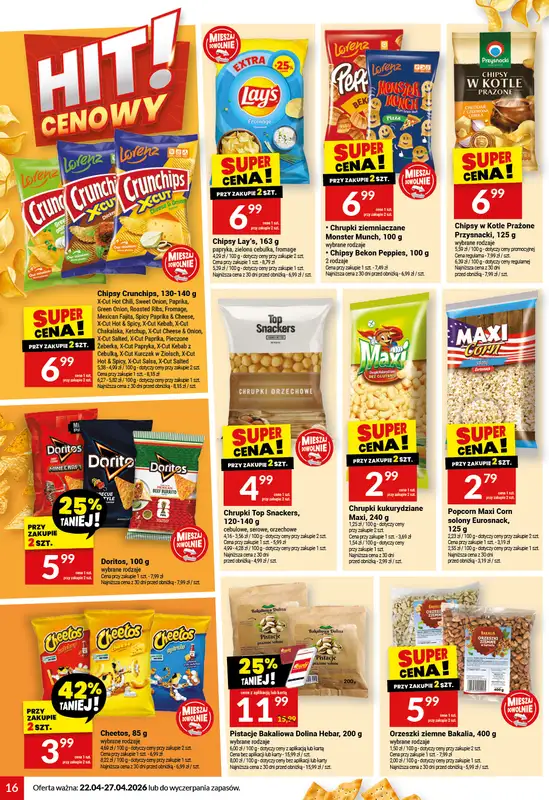 Twój Market - gazetka promocyjna Gazetka od środy 22.04 do poniedziałku 27.04 - strona 16