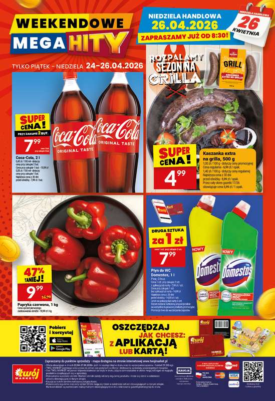 Twój Market - gazetka promocyjna Gazetka od środy 22.04 do poniedziałku 27.04 - strona 32
