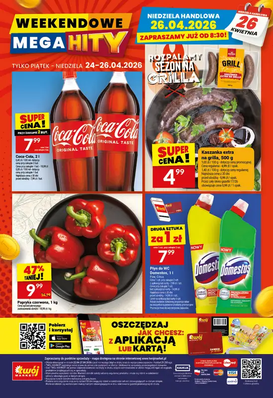 Twój Market - gazetka promocyjna Gazetka od środy 22.04 do poniedziałku 27.04 - strona 32