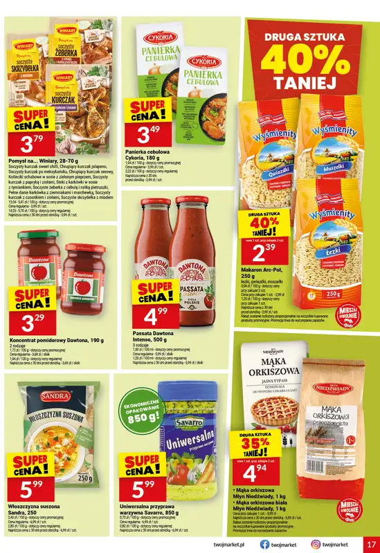 Twój Market - gazetka promocyjna Gazetka od środy 22.04 do poniedziałku 27.04 - strona 17