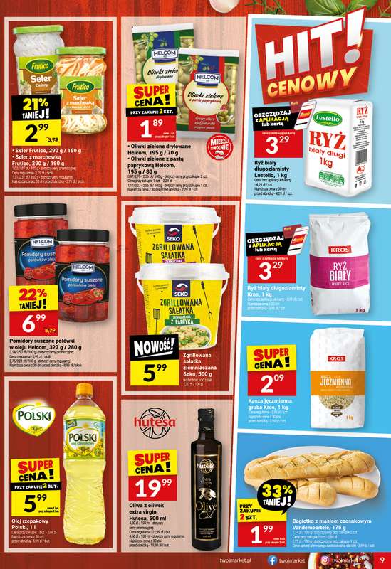 Twój Market - gazetka promocyjna Gazetka od środy 22.04 do poniedziałku 27.04 - strona 9