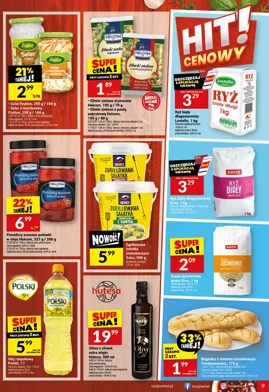 Twój Market - gazetka promocyjna Gazetka od środy 22.04 do poniedziałku 27.04 - strona 9