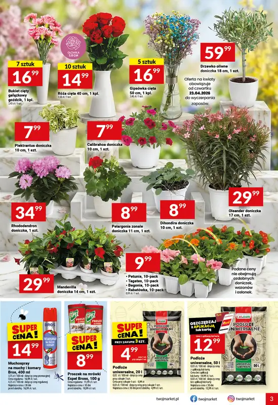 Twój Market - gazetka promocyjna Gazetka od środy 22.04 do poniedziałku 27.04 - strona 3