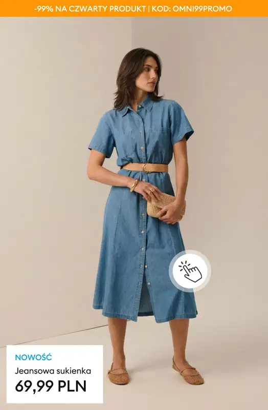 Sinsay - gazetka promocyjna -99% na każdy czwarty, najtańszy, nieprzeceniony produkt od wtorku 21.04  - strona 3