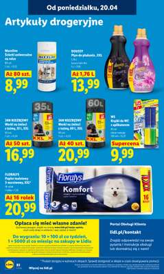 Lidl - gazetka promocyjna Oferta od poniedziałku od poniedziałku 20.04 do środy 22.04 - strona 86