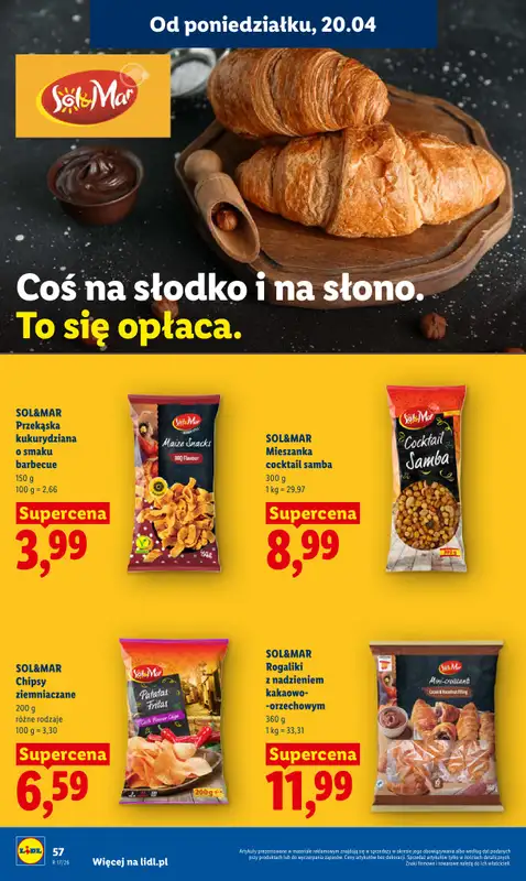 Lidl - gazetka promocyjna Oferta od poniedziałku od poniedziałku 20.04 do środy 22.04 - strona 58