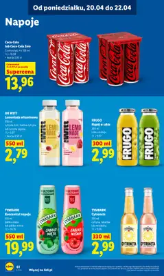 Lidl - gazetka promocyjna Oferta od poniedziałku od poniedziałku 20.04 do środy 22.04 - strona 64
