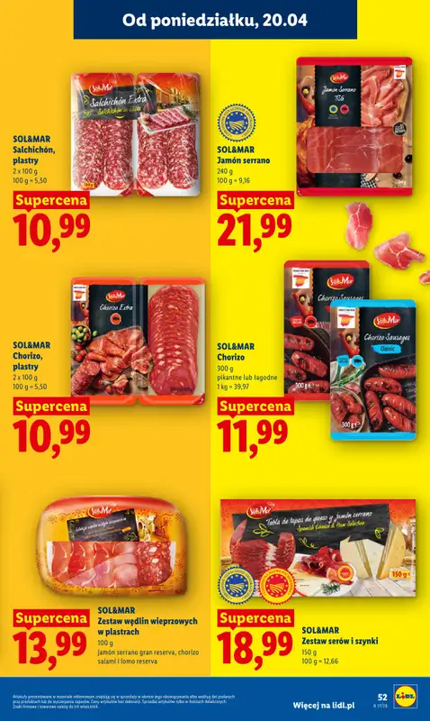 Lidl - gazetka promocyjna Oferta od poniedziałku od poniedziałku 20.04 do środy 22.04 - strona 53