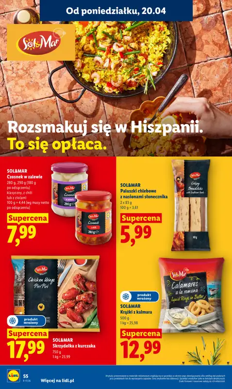 Lidl - gazetka promocyjna Oferta od poniedziałku od poniedziałku 20.04 do środy 22.04 - strona 56