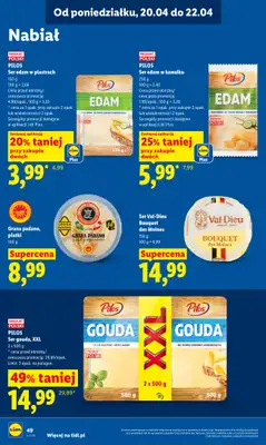 Lidl - gazetka promocyjna Oferta od poniedziałku od poniedziałku 20.04 do środy 22.04 - strona 50