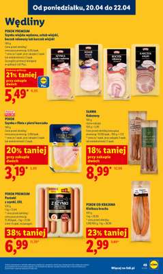 Lidl - gazetka promocyjna Oferta od poniedziałku od poniedziałku 20.04 do środy 22.04 - strona 49