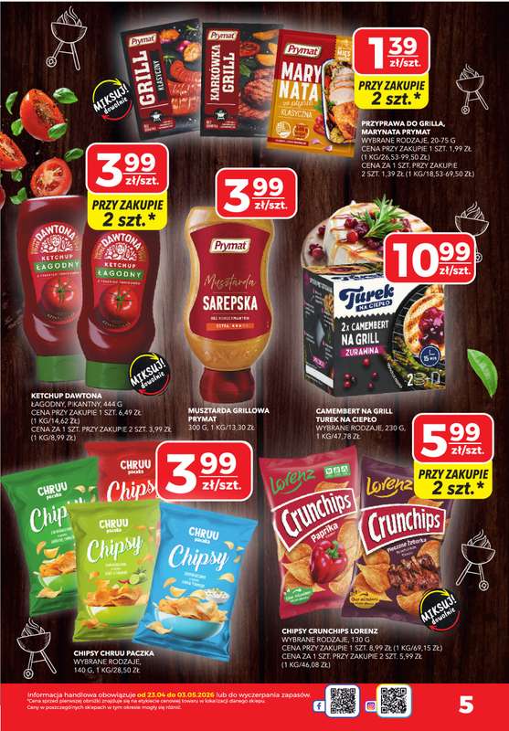Top Market - gazetka promocyjna Gazetka od czwartku 23.04 do niedzieli 03.05 - strona 5